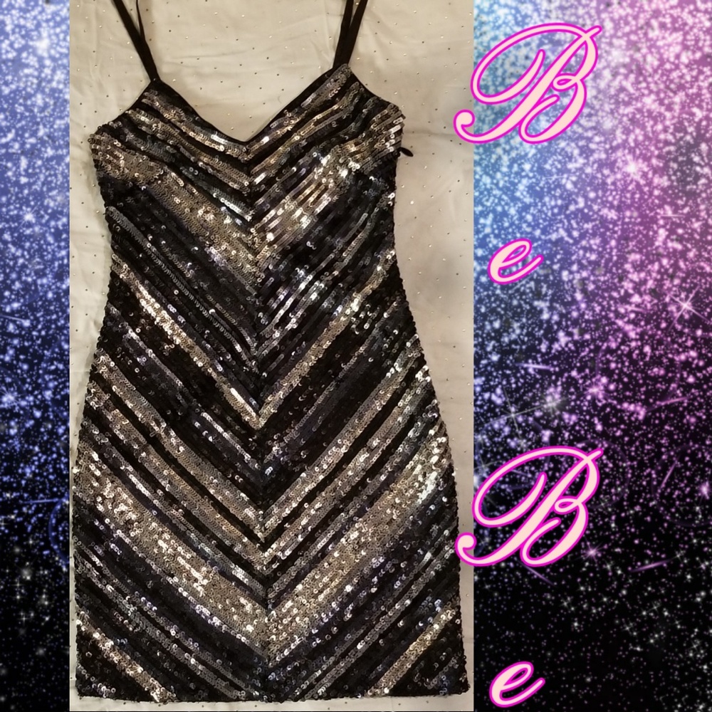 BeBe Sequin party dress